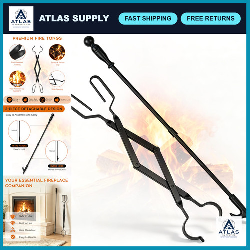 Heavy duty fire poker - heavy, 32"